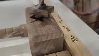 Wood burning with a branding iron