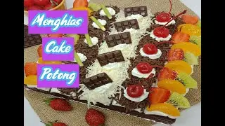 Cara Menghias Cake Potong