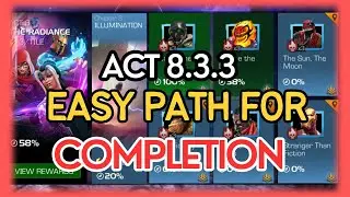 Beta | Act 8.3.3 easy path for completion | Marvel contest of champions! #mcoc #act8