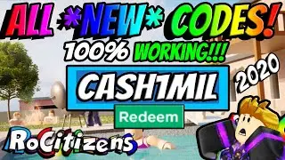 ALL *NEW* ROBLOX ROCITIZENS CODES! - 100% WORKING! (2020)