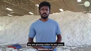 Farmer's feedback on cotton procurement with minimum support price.(#Kurnool)