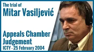Mitar Vasiljević - Appeal Judgement, 25 February 2004