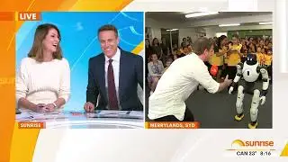 Neuranext's AGIBOT X2 Ultra on Channel 7's Sunrise Program 1/5/26