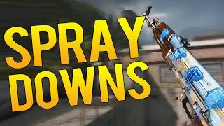 CS:GO - TOP 10 BEST FASTEST PRO SPRAY DOWNS