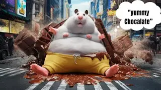 🍫🐭 Growth Spurt: Small Rat Eats Chocolate and Grows Huge #airat #rat  #ratstory #airats