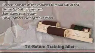 Tri-Return Training Idler