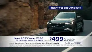 Special Incentives end June 30th at the all-new Volvo Cars Walnut Creek
