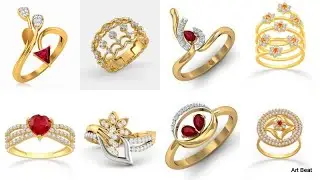 Latest Daily Wear Gold Rings Designs Without Stones For Women 2021