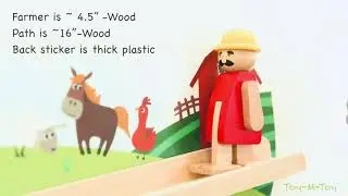 ORIBEL - VertiPlay Wall Toy -Old MacDonald - Kid's Toys 