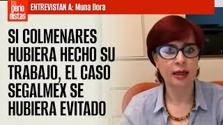 David Colmenares (ASF) es un corrupto y su complicidad cuesta a México: Muna Dora Buchahin