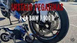 🏍 Cómo Instalar Pegatinas en las Llantas de la BMW F 900 R | Guía Paso a Paso