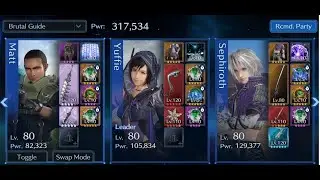 FF VII EC - Brutal Tower - B22 - 317K CPW, NO Limit Break Weapons