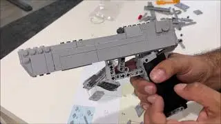 fake lego creator MOC DESERT EAGLE toy gun REVIEW