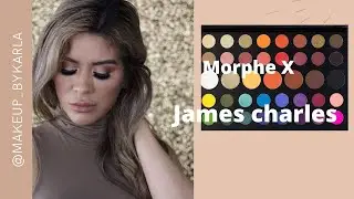 #morphecosmetics  Morphe X James Charles Artistry Palette/ Neutral look EASY