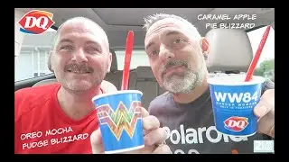 Dairy Queen NEW Caramel Apple Pie & Oreo Mocha Fudge Blizzard Review!
