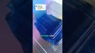 Creating the Beautiful Sapphire Birthstone Slime for Septmeber💙🎂 #birthstones #gemstone #shorts