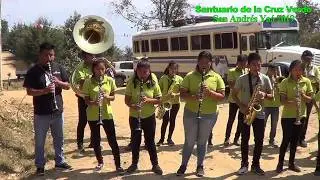 Santuario de la Cruz Verde 2019. Recibimiento de Bandas.