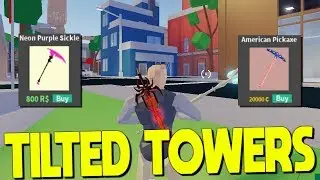 *NEW* TILTED TOWERS MAP UPDATE in Strucid...+ COIN PICKAXE
