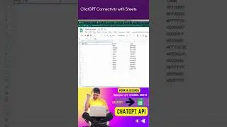 Chatgpt with google sheets