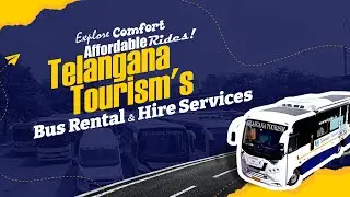 🚍 Telangana Tourism Bus Fleet | Luxury & Budget Travel Options 🚌