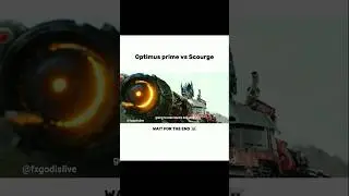 Give me your face 💀 Optimus prime vs Scourge #shorts #trending #bgmi #transformers