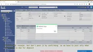 myDesk - Post Dated Cheque (PDC) Management Demo