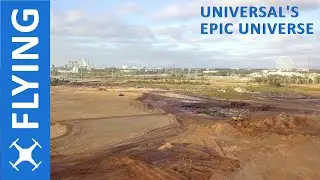Flying over Universal's Epic Universe!