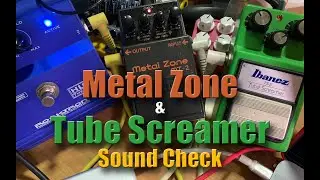 Boss Metal Zone MT2 with Ibanez Tube Screamer TS9