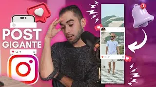 ⚠️ COMO POSTAR FOTO GIGANTE NO INSTAGRAM 😲