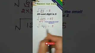 square root of a number ending with 25.||#shortsyoutube #shortsfeed #shorts #short #saquare #root .