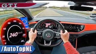 VW Polo GTI 2.0 TSI TOP SPEED on AUTOBAHN [NO SPEED LIMIT] by AutoTopNL