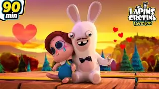 Un lapin Amoureux&hellip; D&rsquo;une Poup&eacute;e en plastique ! ‼️ ❤️  | Les Lapins Cr&eacute;tins Invasion 🐰| Dessin anim&eacute;