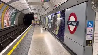 TfL: Jubilee Line 1996 TS #96313 & #96018 leaving Bond Street