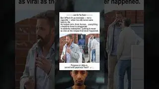 Ben Affleck Recreates His Iconic &lsquo;Sad Meme&rsquo; After Quitting Habit