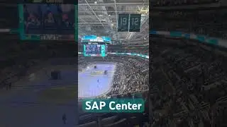 SAP Center in San Jose, California! #hockey #sanjose #sanjosesharks #shorts