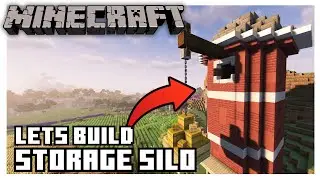 Minecraft Lets Build ► Farm Storage Silo | Timelapse