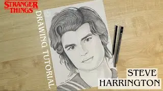 How to draw Stranger Things characters Steve Harrington