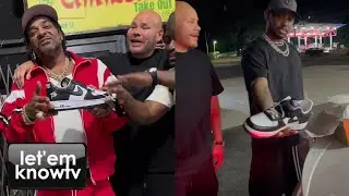 Fat Joe Personally Delivering Pairs Of His Terror Squad Airforce 1s To New York Rappers😤