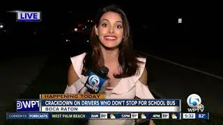 Boca Raton police crack down on drivers not stopping for school buses
