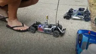 Tamiya vintage nitro FS12LT break in, TG10 mk1 tank # 4.