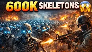 600,000 SKELETONS vs 100,000 MODERN SOLDIERS 😱 | UEBS 2