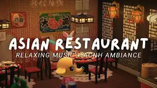 Cozy Asian Restaurant 🍣 Animal Crossing Ambience | Asian-inspired Relaxing Music [No Mid-Roll Ads]