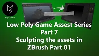 Maya Modeling Techniques - Low Poly Assets for games - Part 7