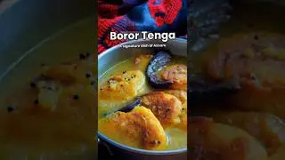 Boror Tenga.. Red Lentil fritters cooked with Garcinia/ Thekera Tenga #assameserecipes  #homefood