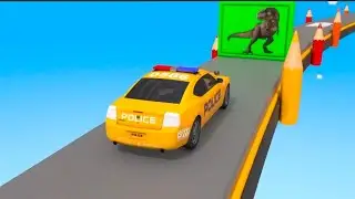 Police Car Breaking Blocks and Painting Street Vehicle with Learn Colors | YPT - Yuvaan Play Time