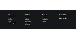 Create Responsive Footer with HTML & CSS | Step by Step Tutorial
