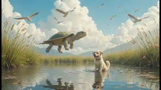 The Flying Turtle&rsquo;s Dream | Kids Poem Story About Courage