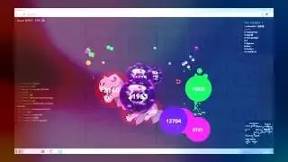 Real Time agarlist.io  Destroying teams Instant mode