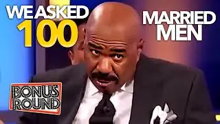 Family Feud Funniest &lsquo;We Asked 100 Married Men&rsquo; Answers! 😂 Steve Harvey Compilation