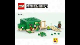 LEGO Instructions | Minecraft | 21254 | The Turtle Beach House
